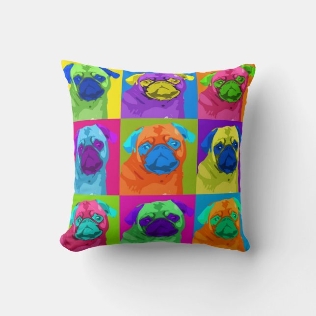 Almofada Travesseiro inspirado do Pug (Frente)
