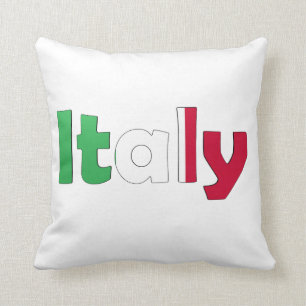 Almofada Travesseiro italiano da bandeira