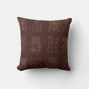 Almofada Travesseiro Kanji Chinês