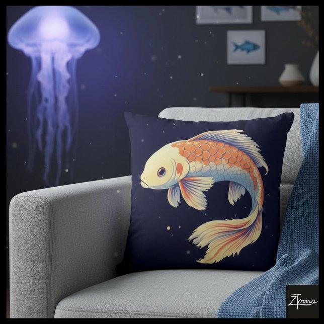 Almofada Travesseiro Koi Serenity (Criador carregado)
