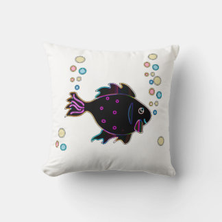 Almofada Travesseiro Lado de Peixe Néon Bonito 2
