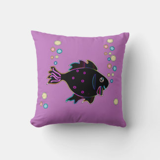 Almofada Travesseiro Lado de Peixe Néon Bonito 2
