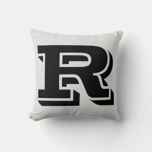 Almofada Travesseiro LETTER R MONOGRAM