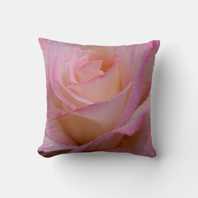 Almofada Travesseiro Linda Rosa Rosa (Frente)