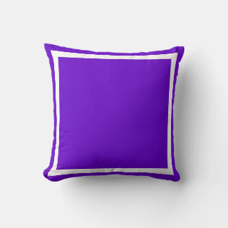 Almofada Travesseiro liso Roxo Brilhante Violeta Sólido