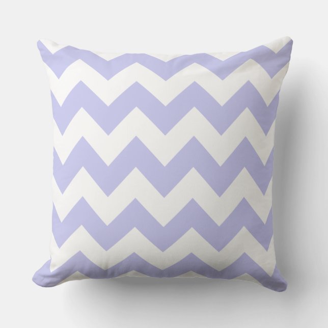 Almofada Travesseiro Listrado Baby Blue Zig Zag (Frente)