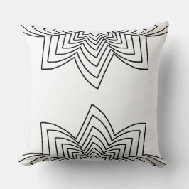 Almofada Travesseiro lombar tribal do Lotus Flower