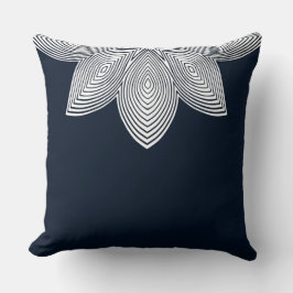 Almofada Travesseiro lombar tribal do Lotus Flower