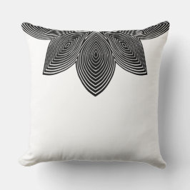 Almofada Travesseiro lombar tribal do Lotus Flower