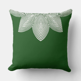 Almofada Travesseiro lombar tribal do Lotus Flower