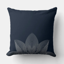 Almofada Travesseiro lombar tribal do Lotus Flower