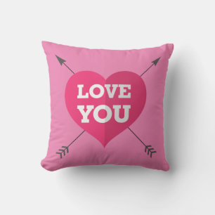 Almofada Travesseiro Love You 16x16