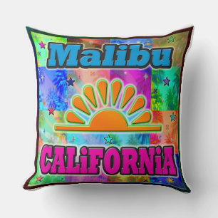 Almofada Travesseiro Malibu Sun & Palms