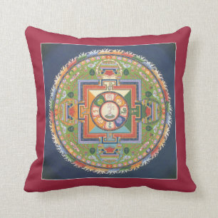 Almofada TRAVESSEIRO - mandala de Chenrezig - piedade