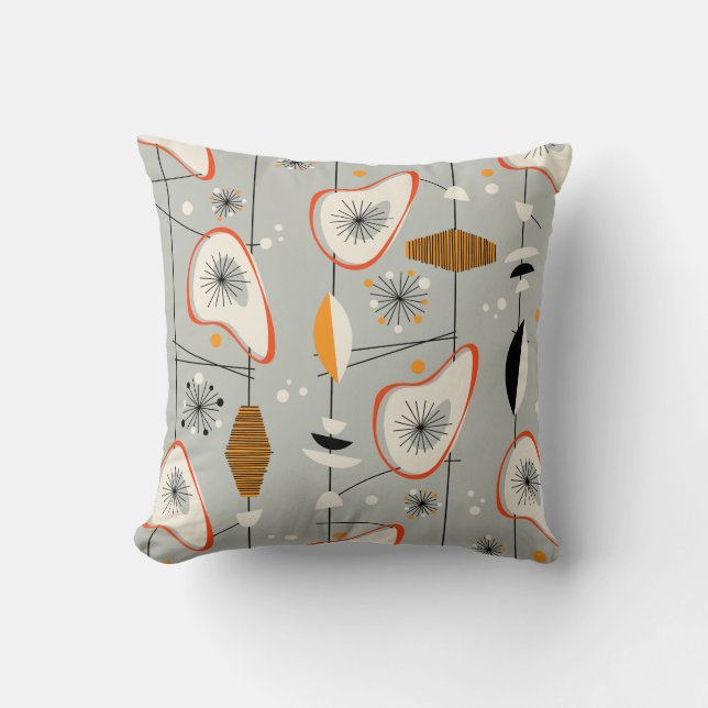 Almofada Travesseiro Meio século moderno Design (Frente)