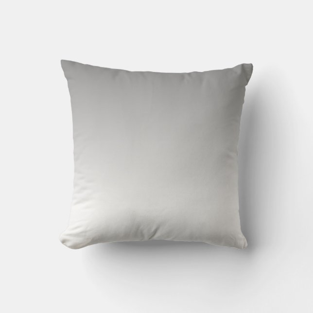 Almofada Travesseiro Minimalista Cinza e Branco (Frente)