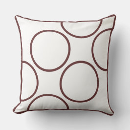 Almofada travesseiro moderno castanho e teal