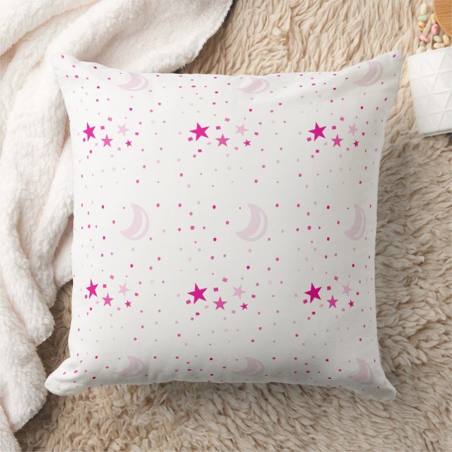 Almofada Travesseiro Moderno com Padrão de Estrelas da Lua  (Cobertor)