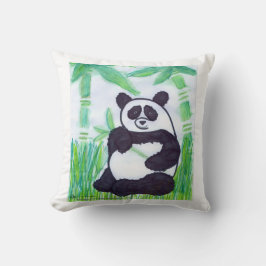 Almofada Travesseiro MoJo Americano de Panda e Bambu