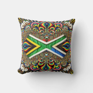 Almofada Travesseiro MoJo com Design de Cores Sul-Africano