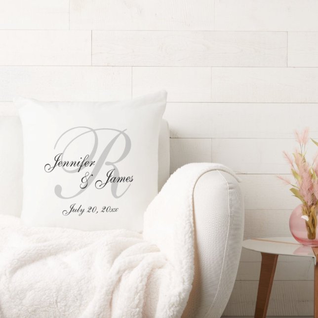 Almofada Travesseiro Monograma de Keepsasaame (Criador carregado)