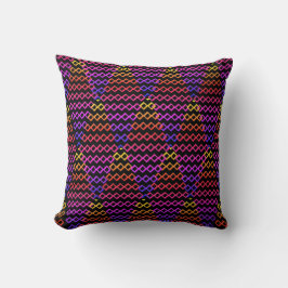 Almofada Travesseiro Multicolorido Losango