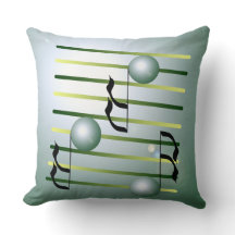 Travesseiro Música-temático do desenhista de