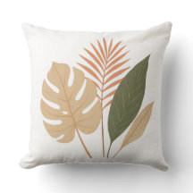 Travesseiro na moda Bohemian Plant Impressão para