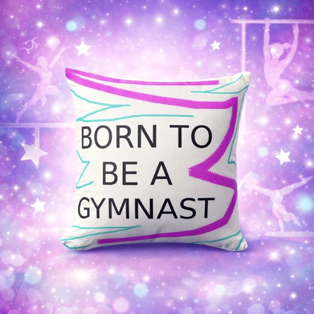 Almofada Travesseiro Nascido Para Ser Uma Ginasta (Born to be a Gymnast? 🤸‍♀️ 100%! pillow is the cutest way to deck out their room. ✨)