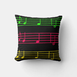 Almofada Travesseiro Neon Notes Brilho