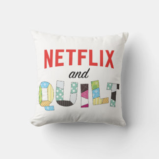 Almofada Travesseiro Netflix e Quilter - Oferta Engraçado d