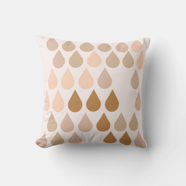 Almofada travesseiro neutro do berçário cor-de-rosa (Frente)