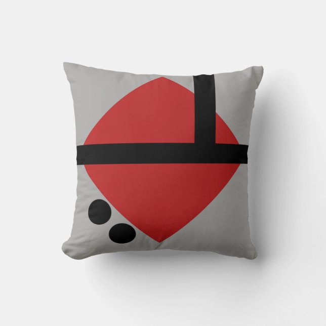 Almofada Travesseiro no estilo abstrato moderno (Frente)