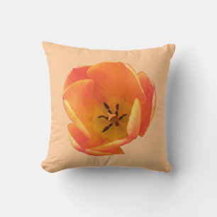 Almofada Travesseiro Orange Tulip