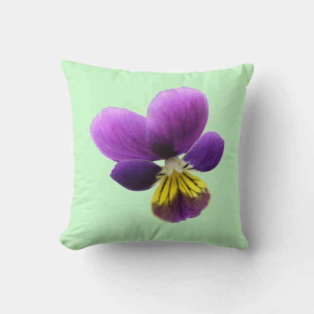 Almofada Travesseiro Pansy bonito (Frente)
