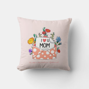 Almofada Travesseiro para a mãe, adoro-te o Travesseiro dec