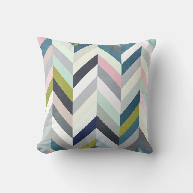 Almofada Travesseiro Pastel Herringbone (Frente)