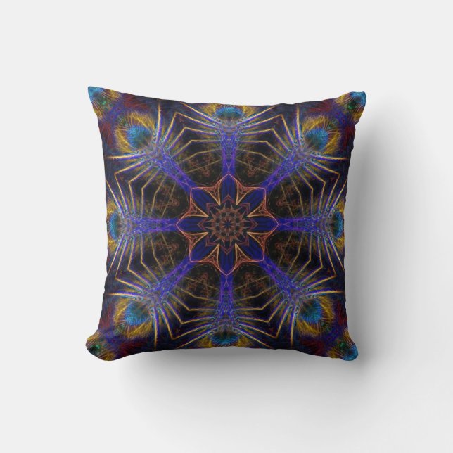 Almofada Travesseiro Pavock Web Fractals Jumbo Cushion (Frente)