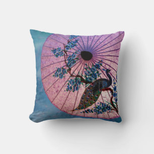 Almofada Travesseiro Peacock Parasol