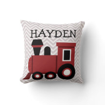 Travesseiro Personalizado Boys Red Train