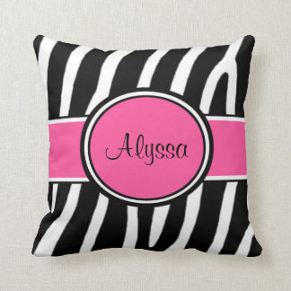 Almofada Travesseiro personalizado da zebra impressão