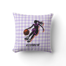 Travesseiro Personalizado de Basquete Menina