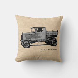Almofada Travesseiro Personalizado de Caminhão Antiquado Vi