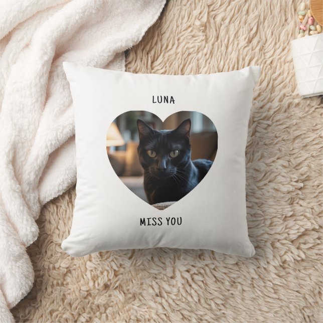 Almofada Travesseiro Personalizado de Gato como Presente Me (Cobertor)
