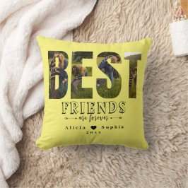 Almofada Travesseiro personalizado de melhores amigos com n