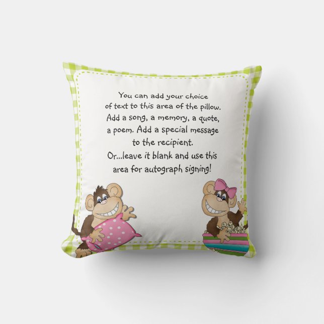 Almofada Travesseiro Personalizado de Partido de Slumber do (Frente)
