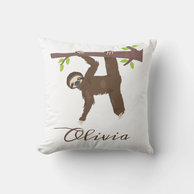 Almofada Travesseiro Personalizado de Preguiça Presente Div (Frente)