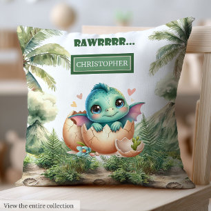 Almofada Travesseiro Personalizado Do Dinossauro Bebê Em Br