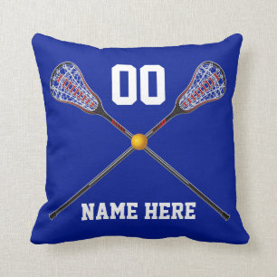 Almofada Travesseiro personalizado do Lacrosse seus texto e
