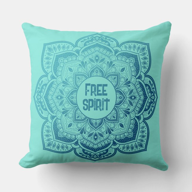 Almofada Travesseiro Personalizado Eira Mandala (Frente)